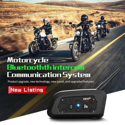 1200M Bluetooth Motorcycle Helmet Intercom Headset.