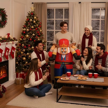 Nutcracker Soldier Inflatable Ride-On Costume.