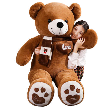 Huge 100cm Brown Giant Teddy Bear Toys.