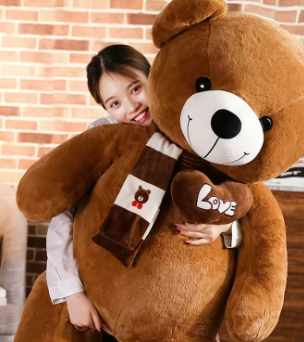Huge 100cm Brown Giant Teddy Bear Toys.