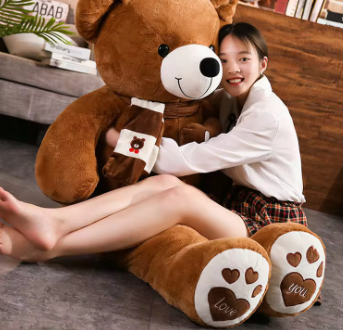 Huge 100cm Brown Giant Teddy Bear Toys.