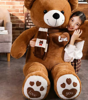 Huge 100cm Brown Giant Teddy Bear Toys.