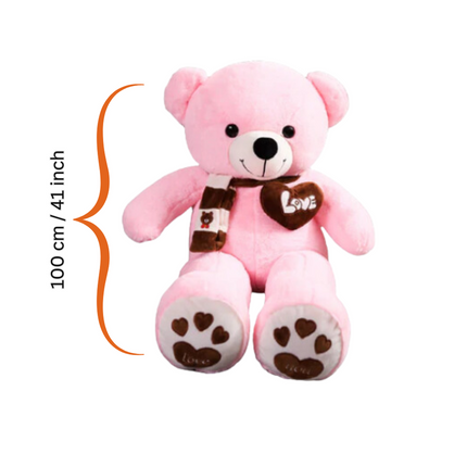 Huge 100cm Giant Pink Teddy Bear Soft Plush.