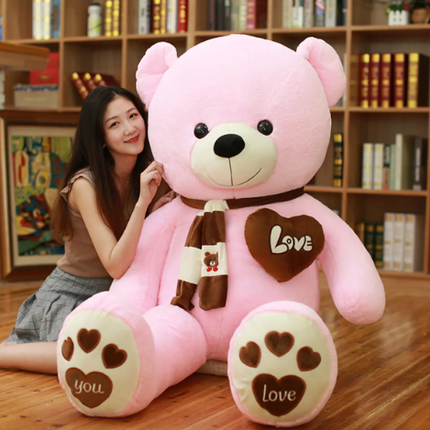 Huge 100cm Giant Pink Teddy Bear Soft Plush.