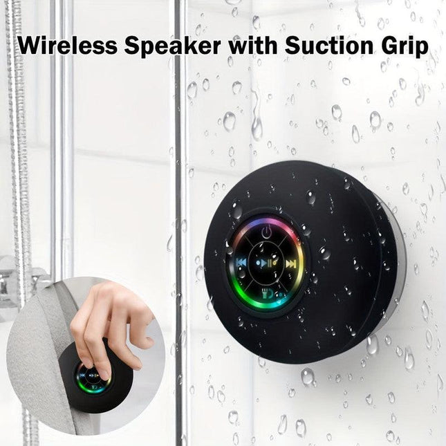 Portable Wireless Speaker with Suction Cup.
