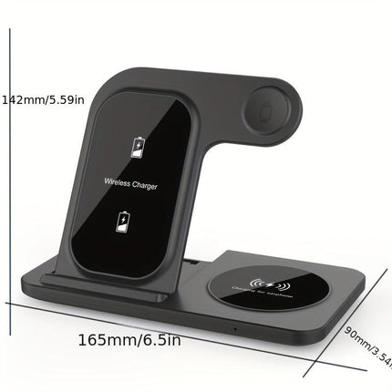 3-in-1 Fast Wireless Charger for iPhone & Apple Devices.