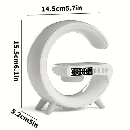 Wireless Bluetooth Speaker with RGB Light & Alarm.