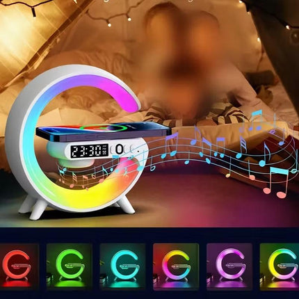 Wireless Bluetooth Speaker with RGB Light & Alarm.