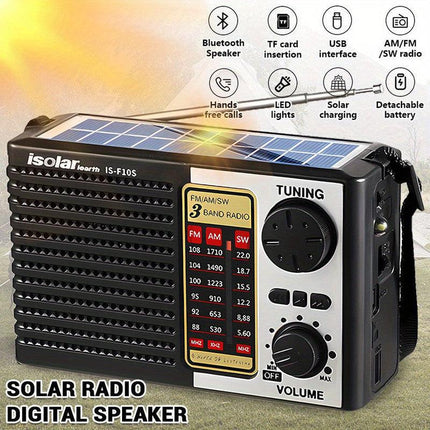 Solar Portable Radio with Digital Speaker.