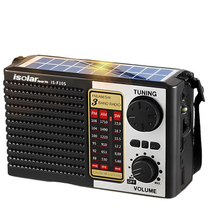 Solar Portable Radio with Digital Speaker.