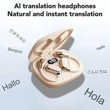 AI Translation Wireless Earbuds Noise Cancelling.