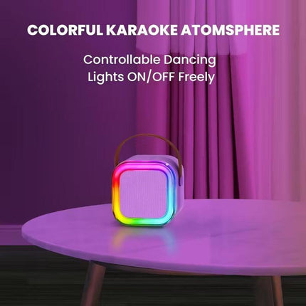 Wireless Mini Karaoke Machine with Microphones.