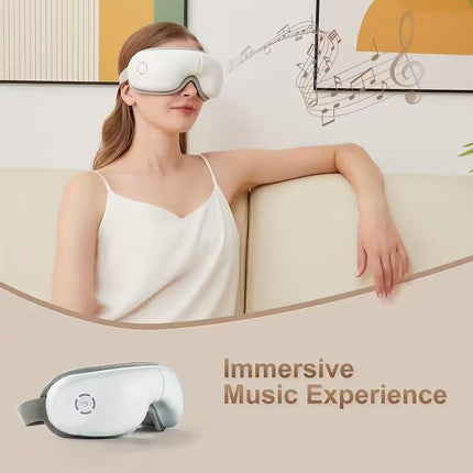 4D Portable Eye Massager with Heat & Music.