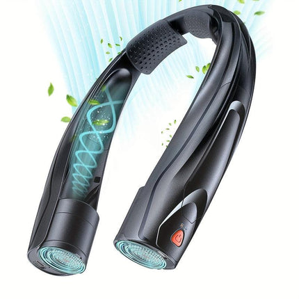 Neck Fan Portable USB 6000mAh 6-Speed Cooling.