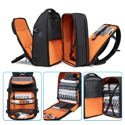 Men's Laptop Backpack Business Travel Bag.