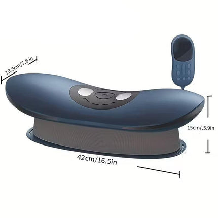 Electric Lumbar Massager with Heat & Vibration.