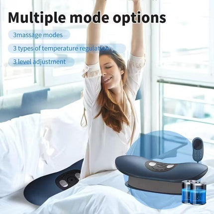 Electric Lumbar Massager with Heat & Vibration.