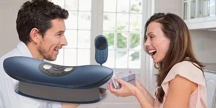 Electric Lumbar Massager with Heat & Vibration.