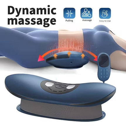 Electric Lumbar Massager with Heat & Vibration.