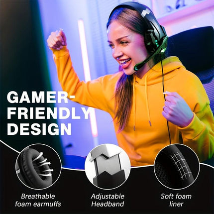 PS5 Wired Gaming Headset with 40mm Surround Sound.
