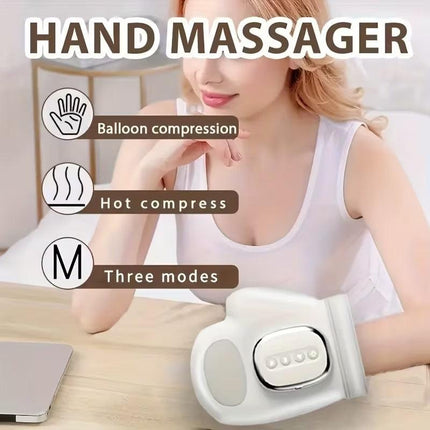 NNETM Smart Hand Massager with Heat & Multiple Modes.