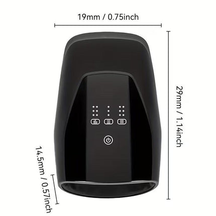 NNETM Ergonomic Hand Massager with Heat & Vibration.