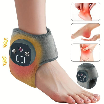 Ankle Heating Massager with Vibration & Heat Therapy.