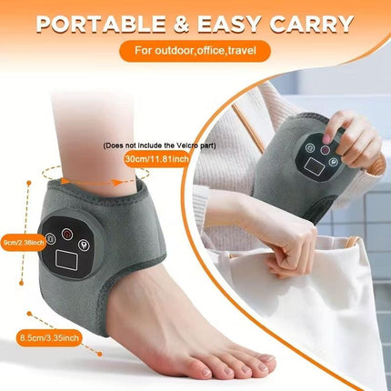 Ankle Heating Massager with Vibration & Heat Therapy.