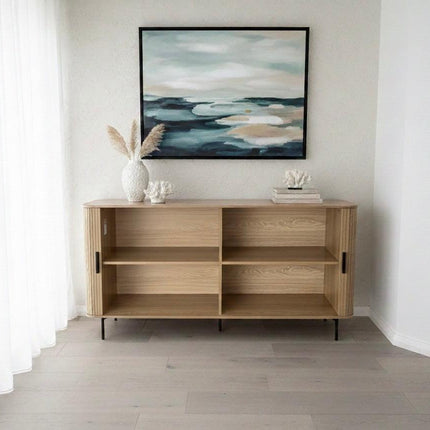 Florence 2 Door Buffet Sideboard Oak.