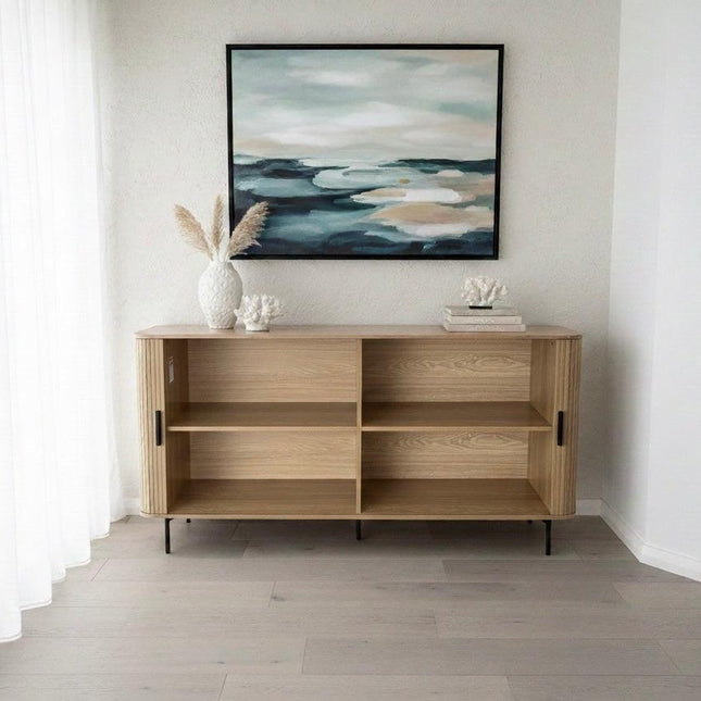 Florence 2 Door Buffet Sideboard Oak.