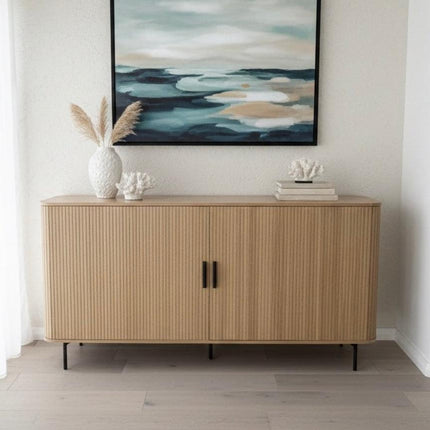 Florence 2 Door Buffet Sideboard Oak.