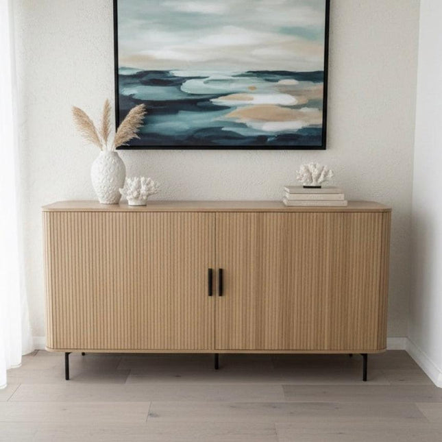 Florence 2 Door Buffet Sideboard Oak.