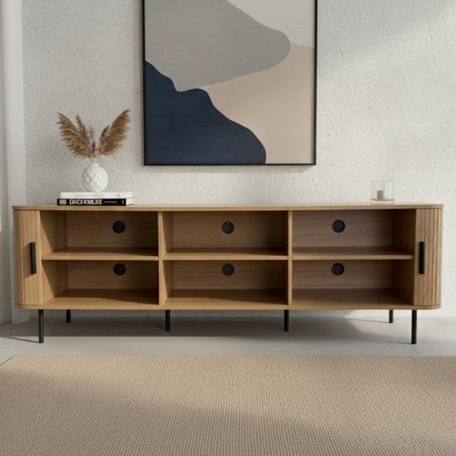Florence 2 Door Entertainment Unit Oak.