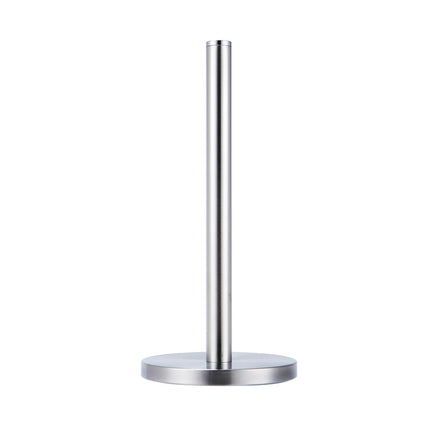 Stainless Steel Paper Towel Holder for Kitchen Countertop Cling Film Storage Rack-Silver.