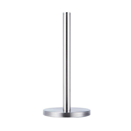 Stainless Steel Paper Towel Holder for Kitchen Countertop Cling Film Storage Rack-Silver.
