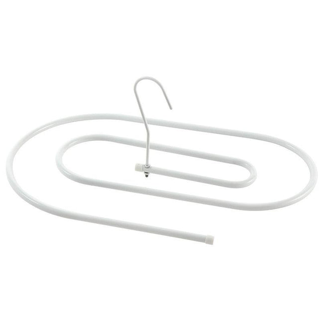 Elliptical Spiral Drying Rack for Quilt -White.