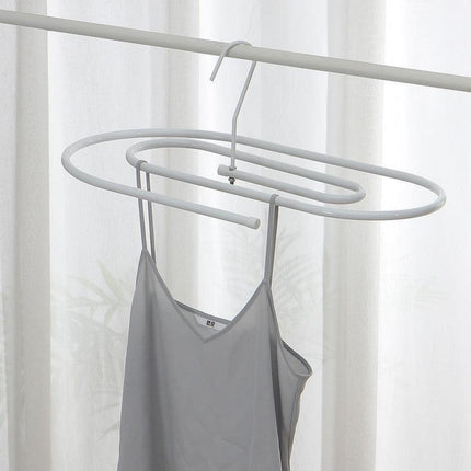 Elliptical Spiral Drying Rack for Quilt -White.