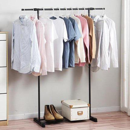 Adjustable Clothes Rack--Back.