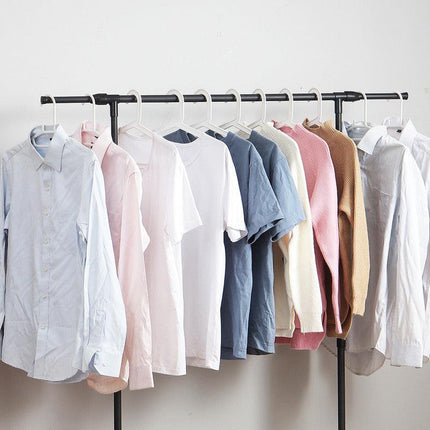 Adjustable Clothes Rack--Back.