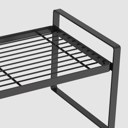 Kitchen Countertop Layered Storage Rack-Black.