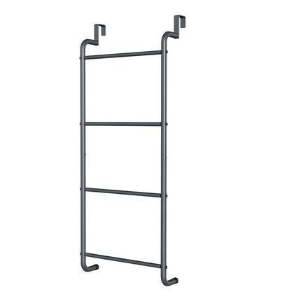 Over The Door Towel Rack Metal Behind Door Hanger for Bathroom Bedroom-Grey.