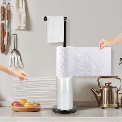 Floor Standing Toilet Paper Holder-Black.