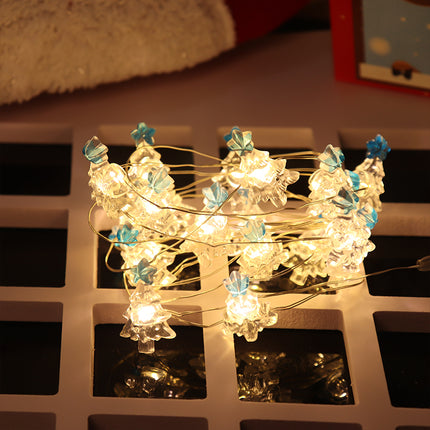 2m 20-LED Christmas Tree Clip-on String Lights with 2x AA Battery Box (Warm White).