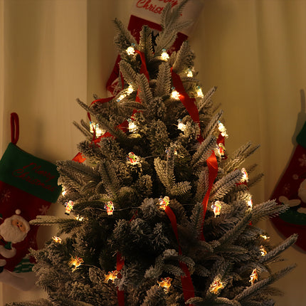 2m 20-LED Christmas Tree Clip-on String Lights with 2x AA Battery Box (Warm White).