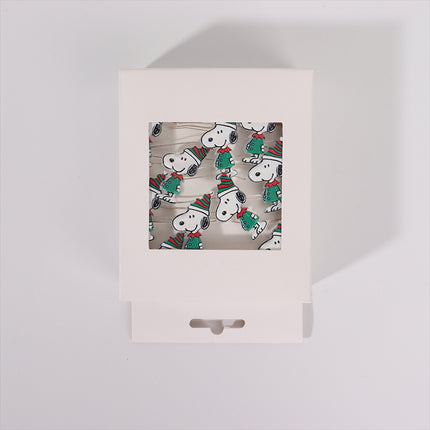 2m 20 LED Christmas Snoopy String Lights with 2x AA Battery Box.