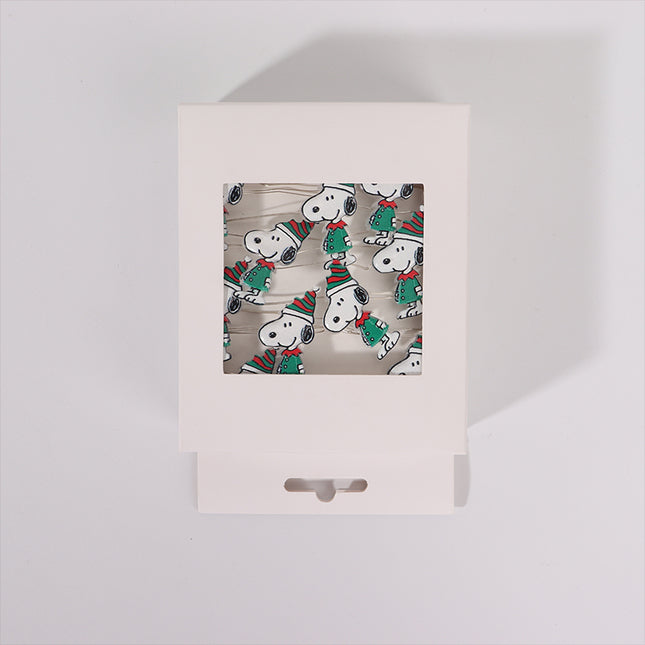 2m 20 LED Christmas Snoopy String Lights with 2x AA Battery Box.