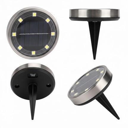 4-Pack 5V Solar Garden Spike Lights, IP65 Waterproof.