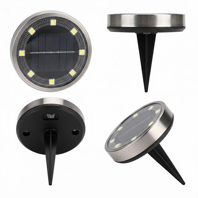 4-Pack 5V Solar Garden Spike Lights, IP65 Waterproof.
