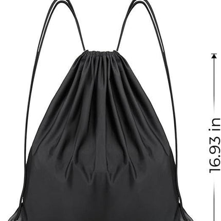 Helmet Bag, Large Capacity Light Weight Drawstring Bag for Motorcycle Bicycle Motocross Bike Racing  Snowboard Skiing Snowmobile Cycling Riding-Black.