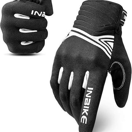 Breathable Mesh Motorcycle Gloves Touchscreen with TPR Palm Pad Hard Knuckle-White-XLarge.